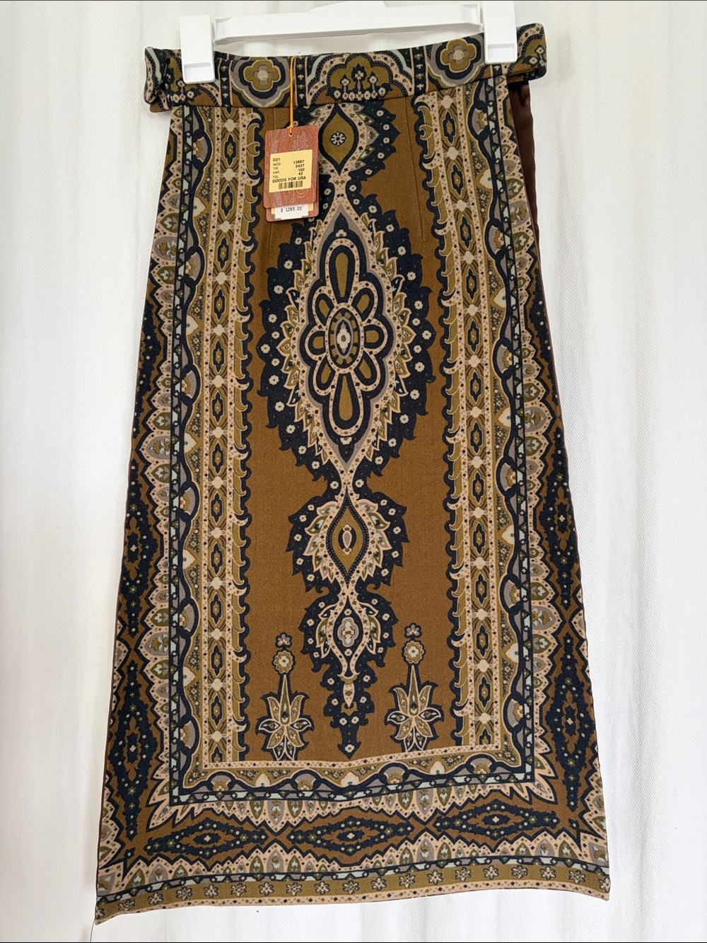 ETRO Milano Pareo Printed Twill Skirt